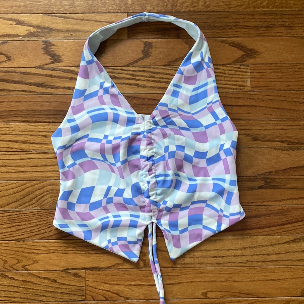 Cropped summer shirt for girls